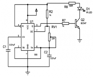 IC 555 Timer - Pin Daigram with Configuration and it's Applications