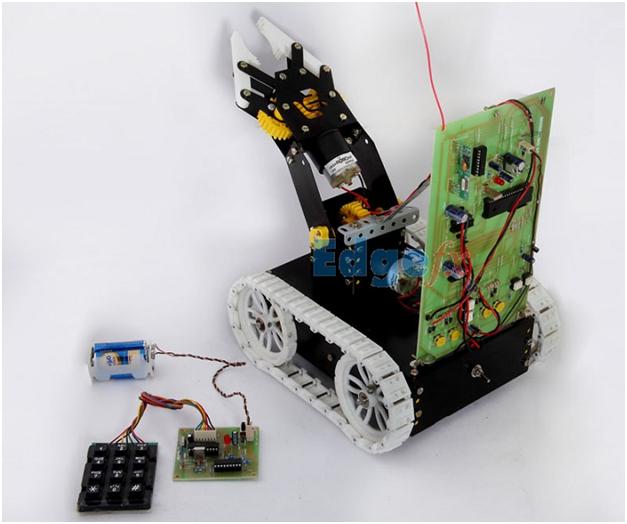 Pick and Place Robot and Movement Controlled by Module