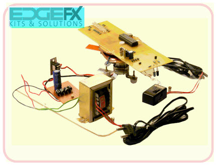 Virtual Display of Message by Propeller Driven LEDs project Kit by Edgefxkits.com