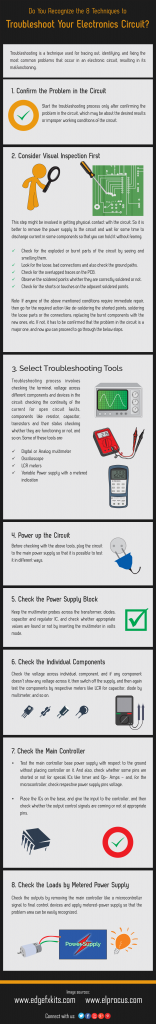 Infographic: 8 Steps To Troubleshoot Your Electronic Circuit