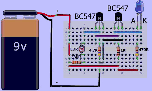 Going from Schematic to Breadboard - Make