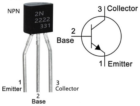 2n2222 Transistor Pinout Diagram Examples Applications And Datasheet