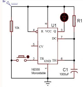 30 Minute Timer Circuit Using 555 IC and 7555 IC