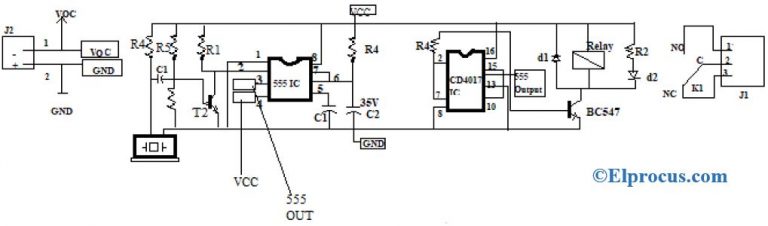 Clap Switch Circuit Diagram Working And Its Applications 6472