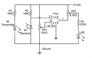 IR Sensor : Circuit Diagram, Types Working with Applications