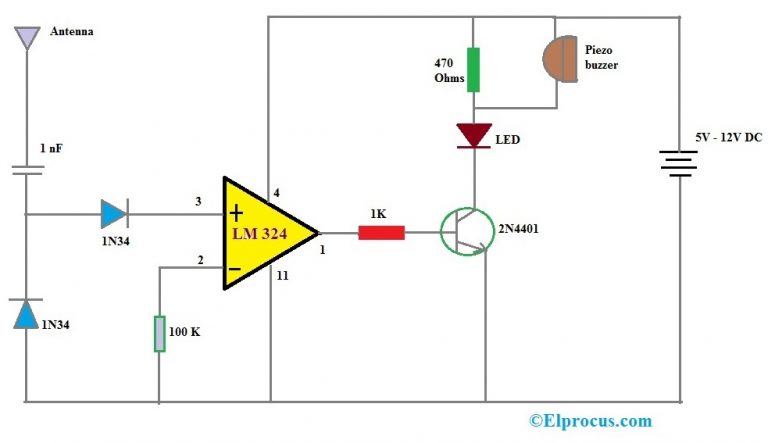 LM324 IC: Pin Configuration, Circuit working, Features and ...