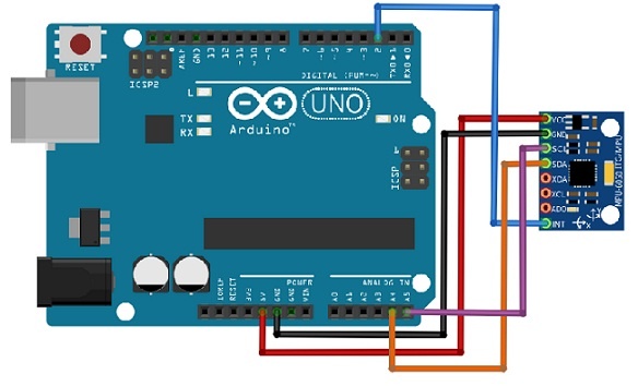 MPU6050 Sensor Interfacing with Arduino Uno