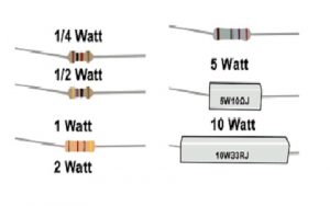 Power Rating Of A Resistor : Measurement, Chart And Examples