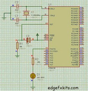 LED Interfacing With 8051 Microcontroller Tutorial And Circuit Diagram