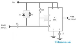 Pulse Position Modulation : Block Diagram, Circuit and Its Working