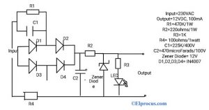 Transformerless Power Supply : Construction, Working and Its Types