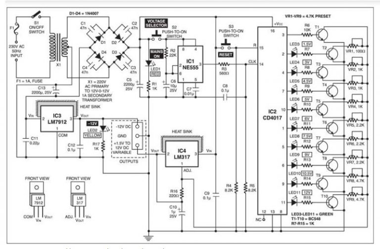 How to Make Variable Power Supply Circuit With Digital Control